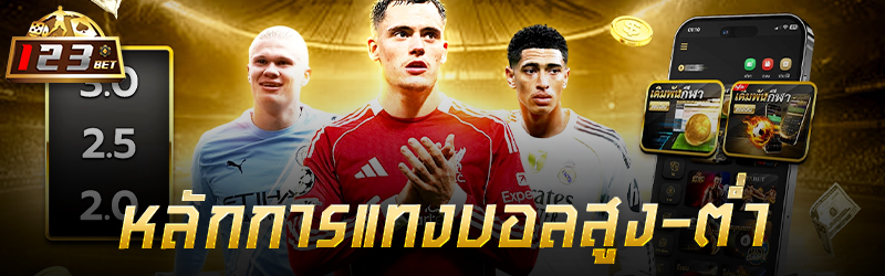 หลักการ แทงบอล สูง-ต่ำ